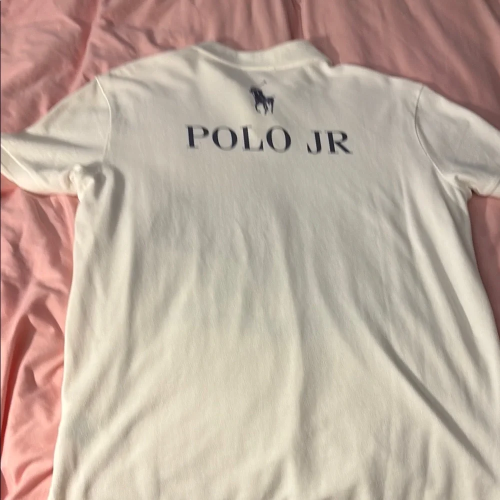 Ralph Lauren Gold Emblem White Polo Shirt - Picture 4 of 4